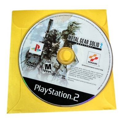 Sony PlayStation 2 PS2 Disc Only TESTED Metal Gear Solid 2 Substance A