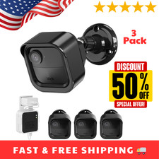 3 Pack All New Blink Outdoor  Indoor Wireless Home Security Camera System Mount