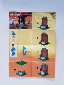 LEGO instructions leaflet for 6020 Magic Shop Castle Merlin The Wizard 6020-1 #2