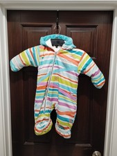 Obermeyer Infant Girls 1pc Muliicolor Hooded Snowsuit InfantSz 18-24 Months