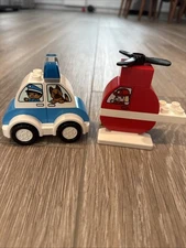 LEGO DUPLO: Fire Helicopter & Police Car (10957) Complete