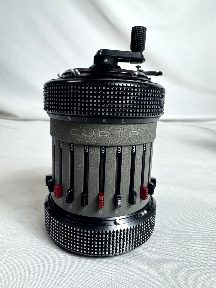 クルタ Type2 CURTA ケース付き 機械式計算機 クルタ Type2 CURTA ケース付き 機械式計算機