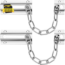 2 Pack Door Chain Lock, Stainless Steel Chain Locks for inside Door, Premium Thi