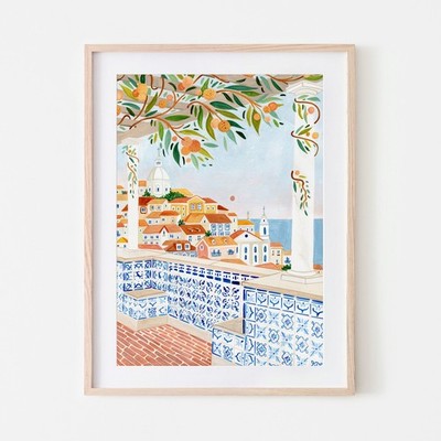3_Lissabon Portugal Kunstdruck Reisedruck Portugal Reiseposter Reise Geschenk Post