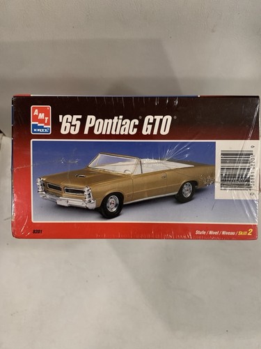 VINTAGE 1965 Pontiac GTO 3 Plastic Model Kit NEW SEALED AMT/ERTL 1/25 ...