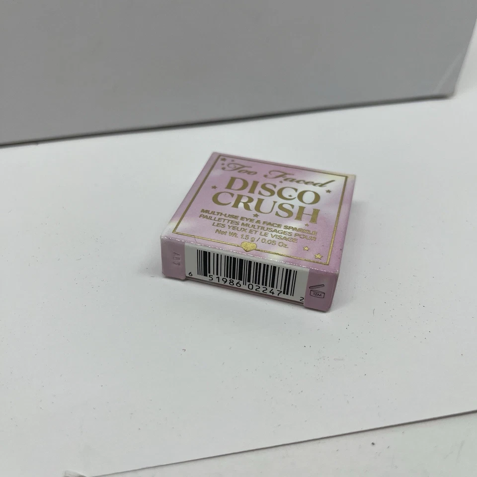 Heart Eyes Too faced Disco Crush Multiuse Eye & Face Sparkle 1.5g New In Box - Image 4 of 4