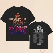 Descendants Zombies Worlds Collide Tour 2025 T-Shirt.