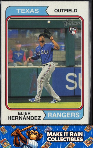 2023 Topps Heritage #78 Elier Hernández | Baseball Card