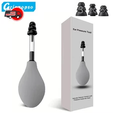 Portable Ear Pressure Suction Device Inner Ear Relief Tool with Earplugs Headach