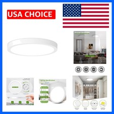 LED Flush Mount Ceiling Light, 7 Inch Dimmable LED Ceiling Light Fixture 15W ...