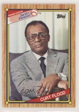 1989 Topps Senior Professional Baseball Association Box Set Curt Flood #100 te2