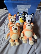 5 Pc Bluey And Friends Plush Small 8" Lot Bundle of 5 Plushies