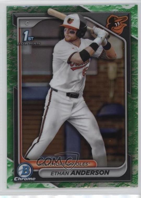2024 Bowman Draft Chrome Lunar Glow Refractor Ethan Anderson #BDC-79 0x4h