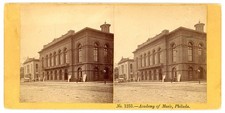 PHILADELPHIA SV - Academy of Music - James Cremer 1860s