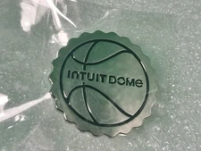 Los Angeles Clippers INTUIT DOME Arena Ball Pin California NBA Basketball Rare