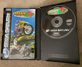 SEGA SATURN - SEGA MANX TT SUPERBIKE VIDEO GAME - PAL - COMPLETE WITH MANUAL