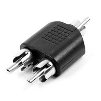 Dual Rca Stecker Auf 1X Rca Stecker Phono Audio Video Adapter Anschluss Stecker