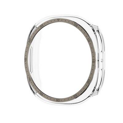 For Samsung Galaxy Watch8 40mm 44mm Watch Case PC Frame with Metal Ring Bezel 