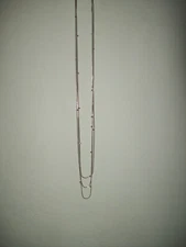 NEW JCP NICOLE-NMGLAMOUR - THREE STRAND SILVER TONE NECKLACE