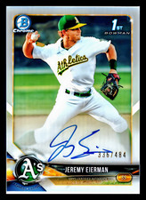 2018 Bowman Chrome Draft Autograph Refractor Jeremy Eierman 1st Bowman /484