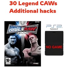 Image of WWE SmackDown! vs. Raw 2006 CAWs Save PS2 Memory Card Unlocked Saves