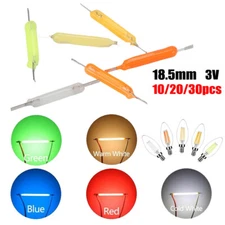 3V 18.5mm LED Filament Lamp Lights For Edison Bulbs Home Lighting 10/20/30pcs