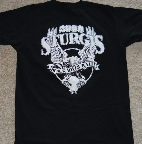 Maglia Sturgis Black Hills 60° Harley Rally Moto 2000 Vacanze Unise Large - Foto 4 di 4