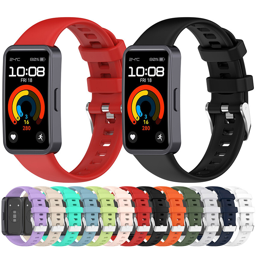 HUAWEI Band 8 9 10 NFC Silicone Replacement Bracelet Strap