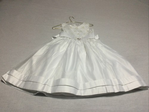 American Princess Dress Girls White Special Occasion Formal Wedding Communion 12 - Picture 12 of 15