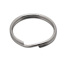 100 PACK OF 304 STAINLESS STEEL KEY RING 0.08" (S0185-KR01)