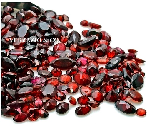 25+ CARAT GARNET GEM LOOSE GEMSTONE MIXED LOT NATURAL LOOSE GARNET GEM GEMSTONES - Picture 2 of 9