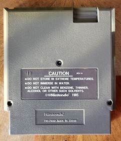 Vintage 1989 TETRIS Game w Box Nintendo NES REV-A Russian Building Block Puzzle