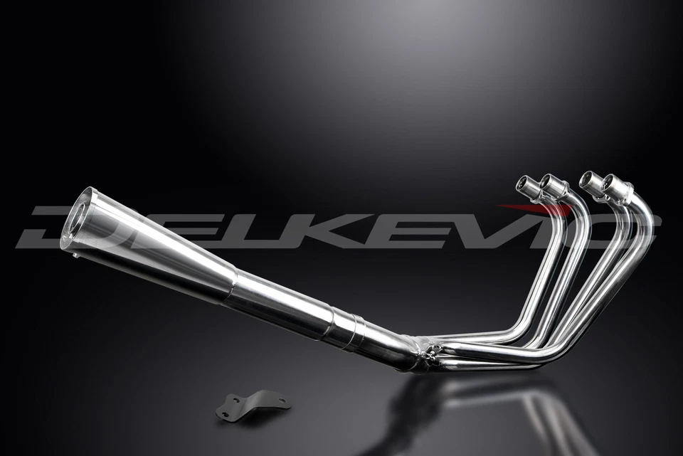 Kawasaki KZ1000 A1 A2 MKII A3 A4 77-80 выхлопная труба 4-1 нержавеющий мегафон глушитель - Изображение 2 из 4