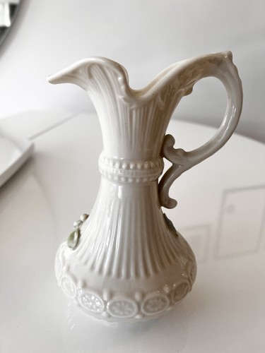 Vintage Belleek Porcelain Bud Vase/Jug - Picture 5 of 18