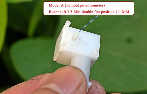 Micro Servo DC1.5V-3V NdFeB 714 Hollow Cup Motor Worm Gear Motor - Picture 6 of 8