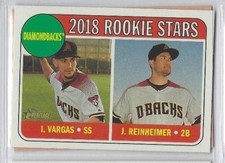 ILDEMARO VARGAS & JACK REINHEIMER 2018 Topps Heritage ROOKIE STARS #323