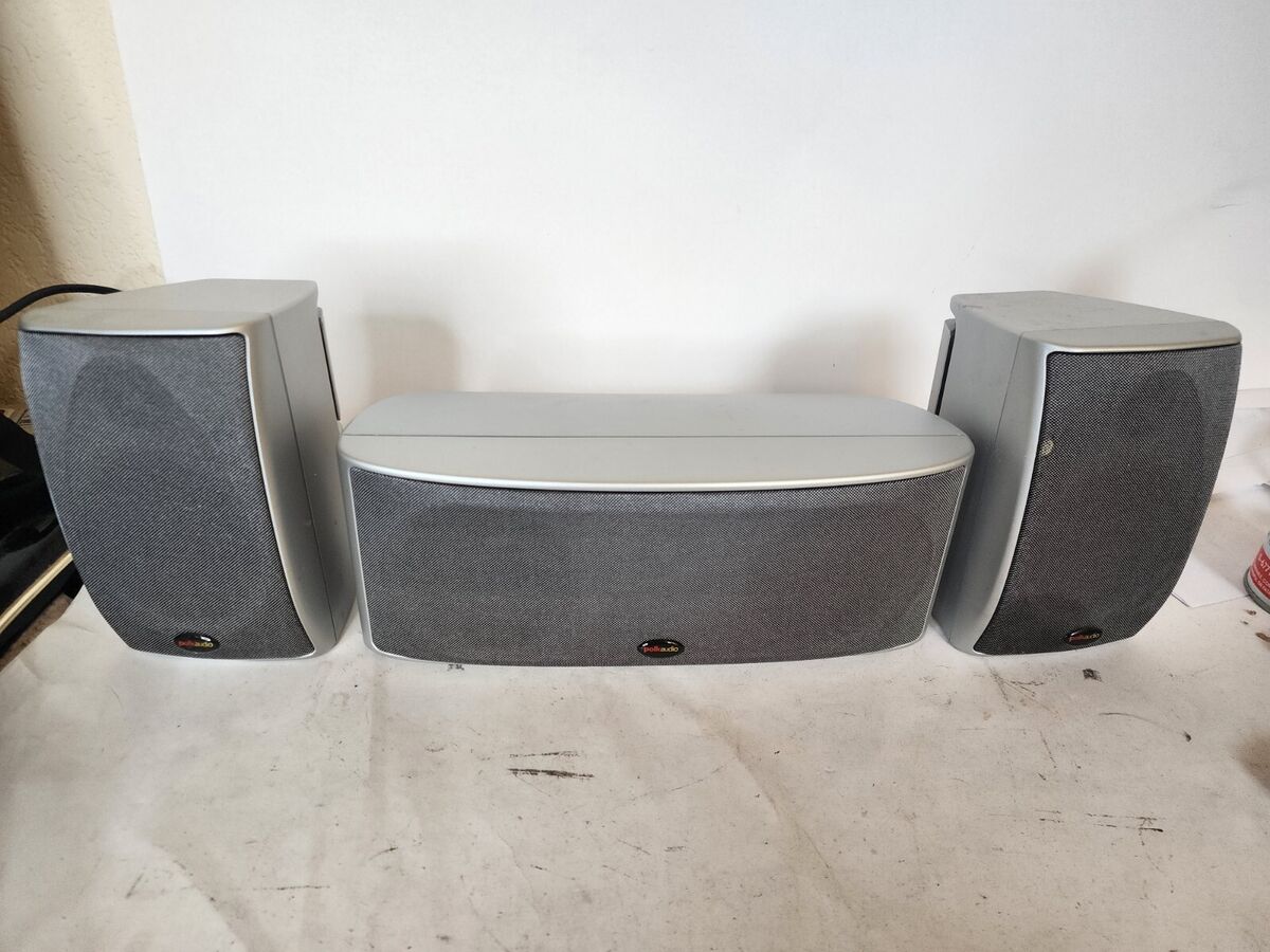 Polk Audio Surround Sound Speakers RM6751, RM6752 Set Of 3 Polk Audio Surround Sound Speakers RM6751, RM6752 Set Of 3