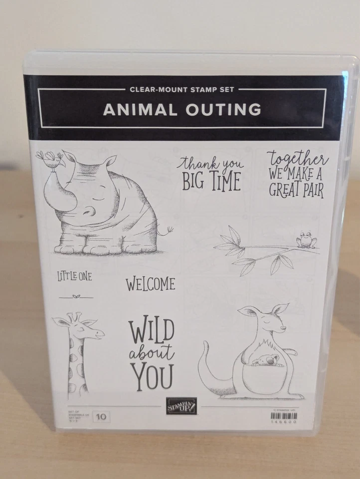 Stampin' Up! Animal Outing 10 Stamps + Animal Friends Thinlits Dies - Great Cond - Image 3 of 4