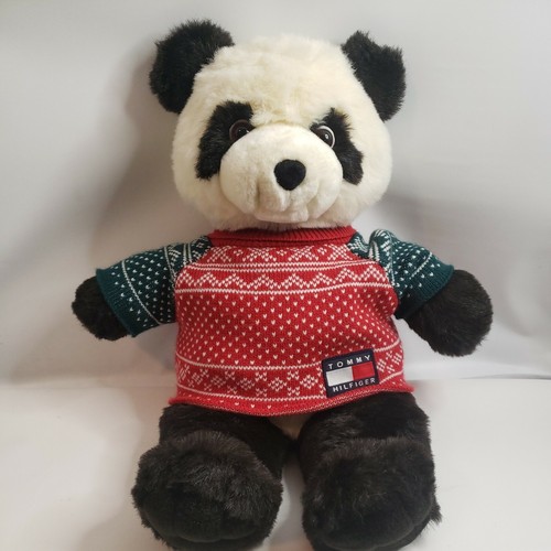 Vintage Tommy Hilfiger Panda Bear Plush 