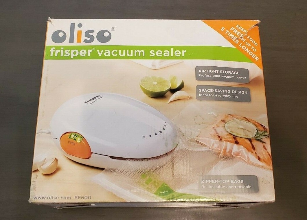 Scellant sous vide alimentaire Oliso Frisper Freshkeeper FF600. Neuf