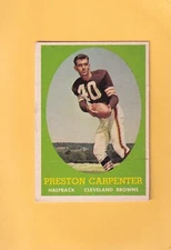 1958 Topps Football (#1-132) - Pick A Card, G-MT condition
