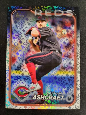 Graham Ashcraft All-Star Game Logo Variation HOLO Foil 2024 Topps ASG SP Reds
