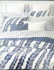 RALPH LAUREN ANNALISE BOTANICAL Floral Full Queen Blue Duvet Cover Set 270 New