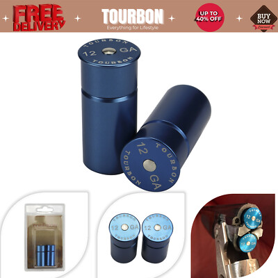 #ad #ad Tourbon Hunting 12 Gauge Shotgun Snap Caps Shooting Dummy Rounds Aluminum Cap $17.66