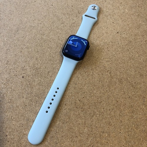 Apple Watch Series 7 S7 GPS 45mm Case Soft Mint Sport Band Battery Health 84% - Zdjęcie 6 z 10