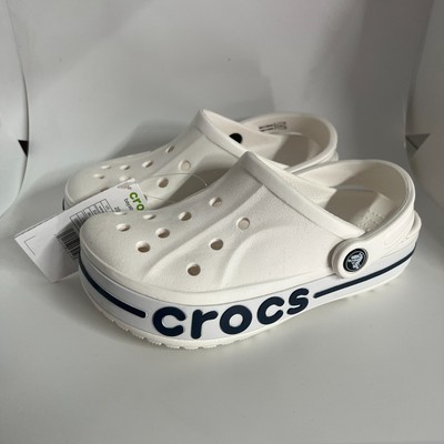 Sabot Crocs Bayaband femme blanc bleu sangle confort femme NEUF