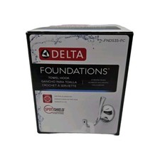 Delta FNDS35-PC Foundations Towel Hook - Chrome Finish