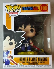 Funko Pop Anime Dragonball Z Goku & Nimbus Vinyl Figure + Box Protector Case