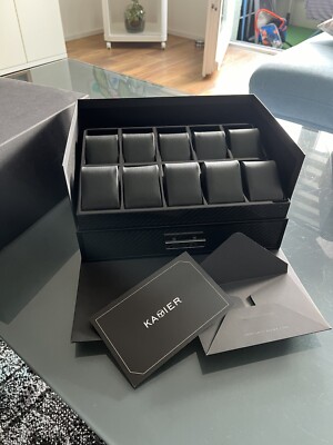 Kamier Uhr und Schmuck Box Aus Carbon