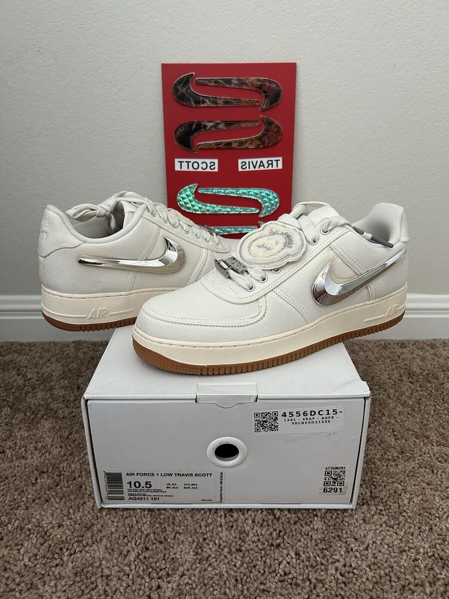 Size 10.5 - Nike Travis Scott x Air Force 1 Sail for sale Size 10.5 - Nike Travis Scott x Air Force 1 Sail for sale